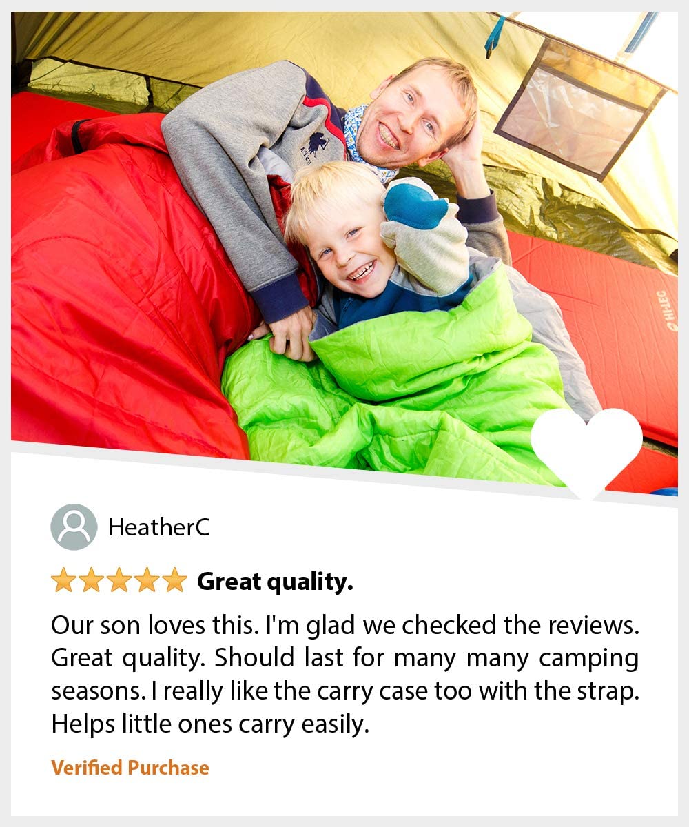REVALCAMP Sleeping Bag Indoor & Outdoor Use. Great for Kids, Boys, Girls, Teens & Adults. Ultralight and Compact Bags are Perfect for Hiking, Backpacking & Camping - Pink