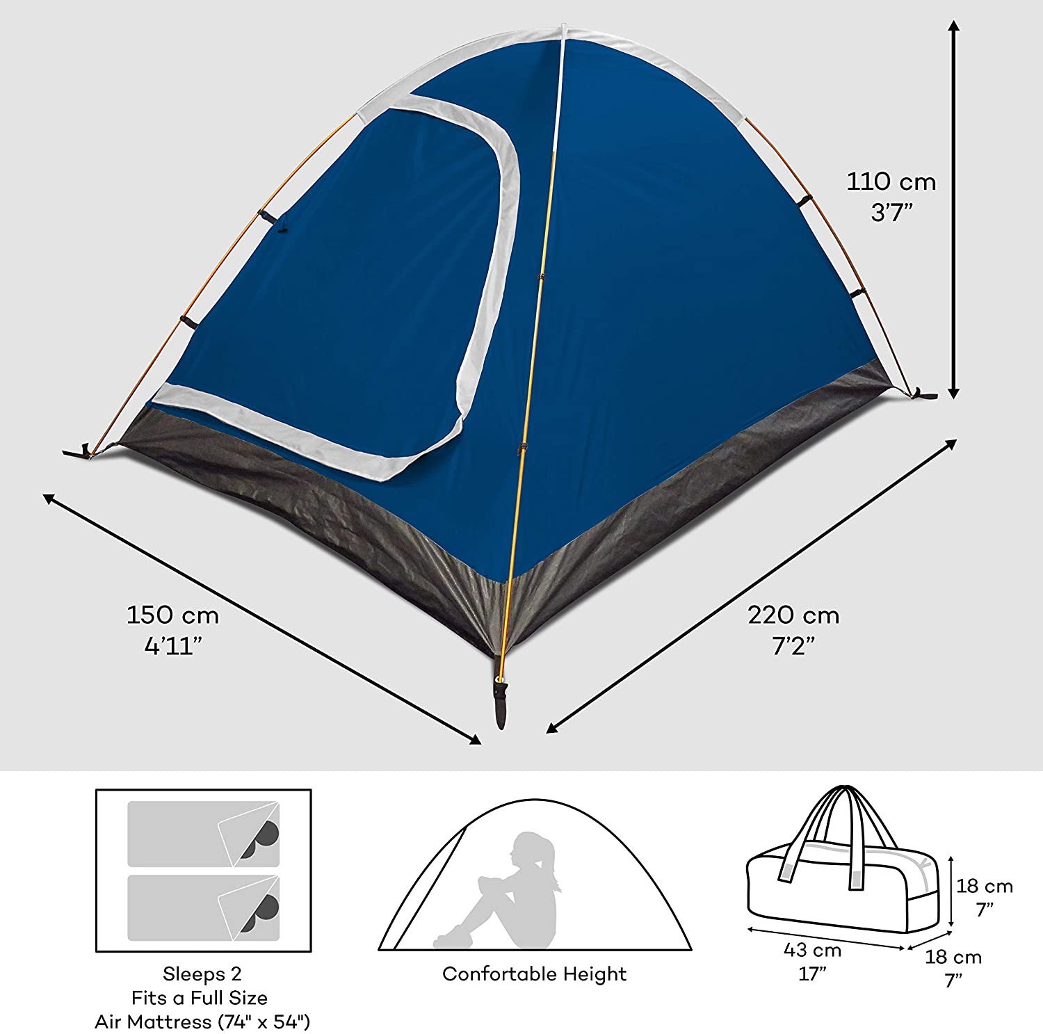 REDWOOD: 3 person Tent & Gear rental: Expedition Package – Camping