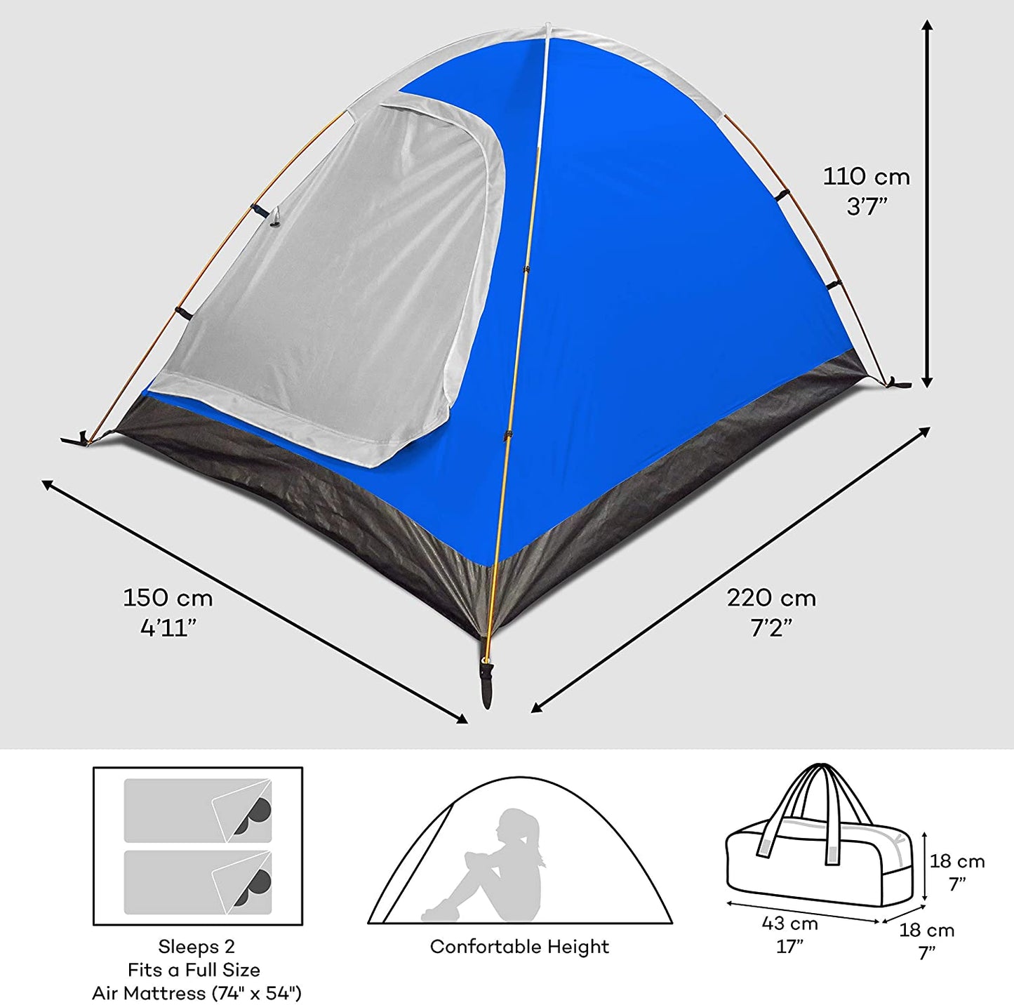 3 in 1 camping tent